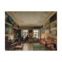 Interior of a Manor House, 1830s Postcards