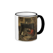 Interior of a Studio, 1845 (oil on canvas) Mugs