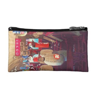 Interior of Asakusa Kannon Temple Narazaki Eisho Cosmetic Bag