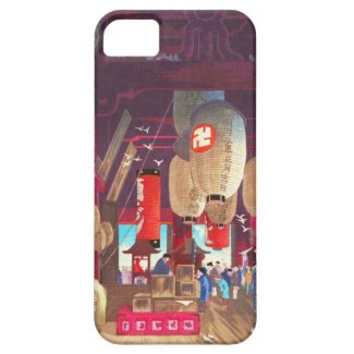 Interior of Asakusa Kannon Temple Narazaki Eisho iPhone 5 Covers