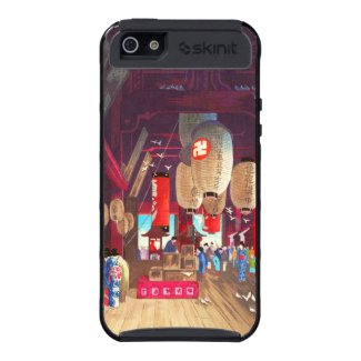 Interior of Asakusa Kannon Temple Narazaki Eisho Cover For iPhone 5