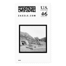 Interior of Confederate Fort Darling 1865 Postage Stamp