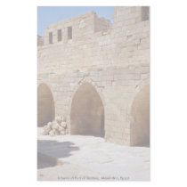 Interior of Fort of Qaitbay, Alexandria, Egypt Customized Stationery