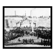 Interior of Fort Sumter at Charleston Harbor 1865 posters