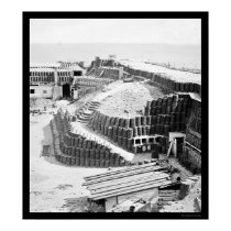 Interior of Fort Sumter with Gabions 1865 posters