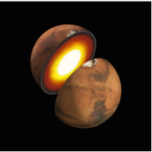 Interior of Mars Space NASA Photo Cut Outs