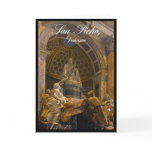 Interior of Saint Peter's Basilica in Vatican Greeting Card