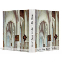Interior Of St. Jacobskerk In Utrecht By Saenredam 3 Ring Binder