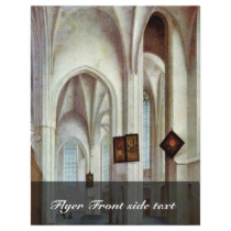 Interior Of St. Jacobskerk In Utrecht By Saenredam Flyers