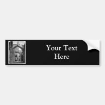 Interior of St. Mathieu France ~ 1856 Bumper Stickers
