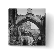 Interior of St. Mathieu France ~ 1856 Pinback Buttons