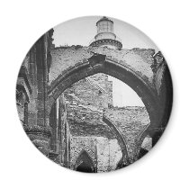 Interior of St. Mathieu France ~ 1856 Fridge Magnet