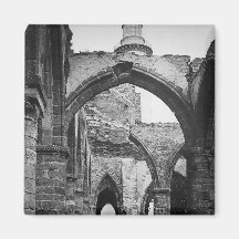 Interior of St. Mathieu France ~ 1856 Fridge Magnet