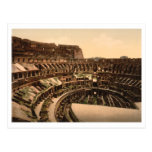 Interior of the Colosseum, Rome, Italy Postcard