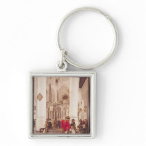 Interior of the Nieuwe Kerk, Delft, 1656 Keychains