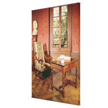 Interior of the study of Honore de Balzac Gallery Wrapped Canvas