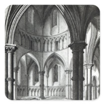 Interior of the Temple Church Stickers