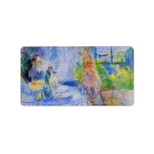 Interior on Jersey by Berthe Morisot Personalized Address Labels
