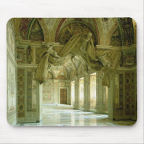 Interior with view of sculpted angels mousepads