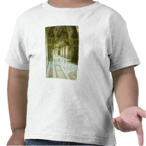 Interior with view of sculpted angels t-shirts