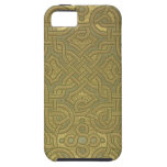 Interlaced metallic wallpaper, 1880-1890 casemate cases