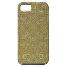 Interlaced metallic wallpaper, 1880-1890 iPhone 5 case
