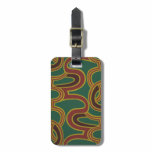 Interlacing Curves wallpaper, 1966-1968 luggage tags