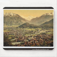 Interlaken and Unterseen, Bernese Oberland, Switze Mouse Pad