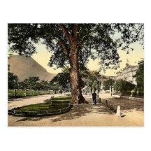 Interlaken, Grand Hotel Victoria, Bernese Oberland Postcard