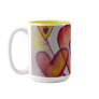 Interlocking Love Hearts Custom Coffee Mugs