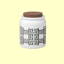 Interlocking Maze candy jars