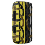 Interlocking Rings in Gold and Black Blackberry Case