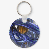 Internal Bliss Abstract Keychain