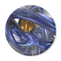 Internal Bliss Abstract Magnet
