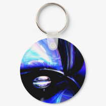 Internal Forces Abstract Keychain