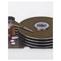 Internals of a hard disk drive flyers