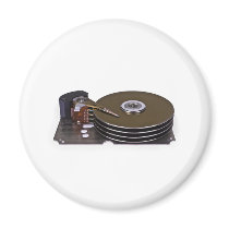 Internals of a hard disk drive fridge magnets