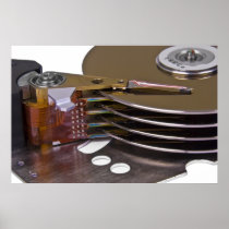 Internals of a hard disk drive print