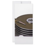 Internals of a hard disk drive rack card
