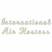 International Air Hostess embroidered shirts