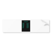 International Alphabet Bumper Sticker