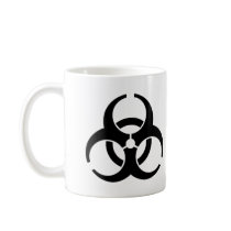 International Biohazard Warning Symbol mugs