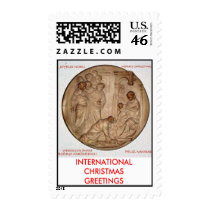 INTERNATIONAL CHRISTMAS GREETINGS POSTAGE STAMPS