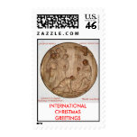 INTERNATIONAL CHRISTMAS GREETINGS postage