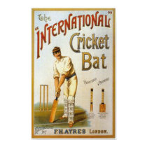 International Cricket Bat posters