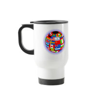 international flags globe earth mugs