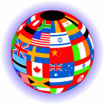 international flags globe earth photo sculptures by doonidesigns international flags globe earth photo sculptures