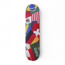 International Flags Skateboard