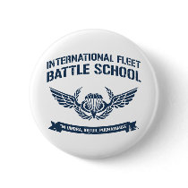 International Fleet Battle School Ender Pinback Button