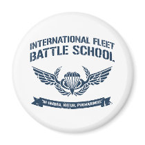 International Fleet Battle School Ender Fridge Magnet